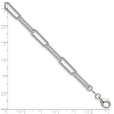 Sterling Silver Polished 5.5mm Paperclip Chain